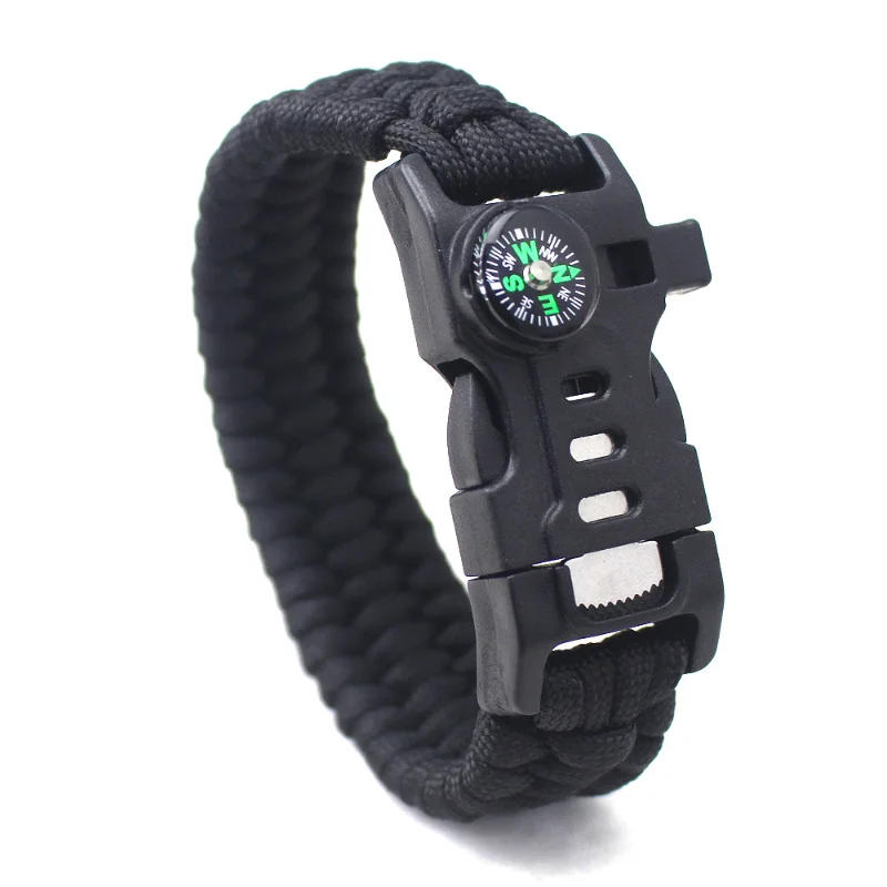 Outdoor Multinational Surviaval Paracord Bracelet