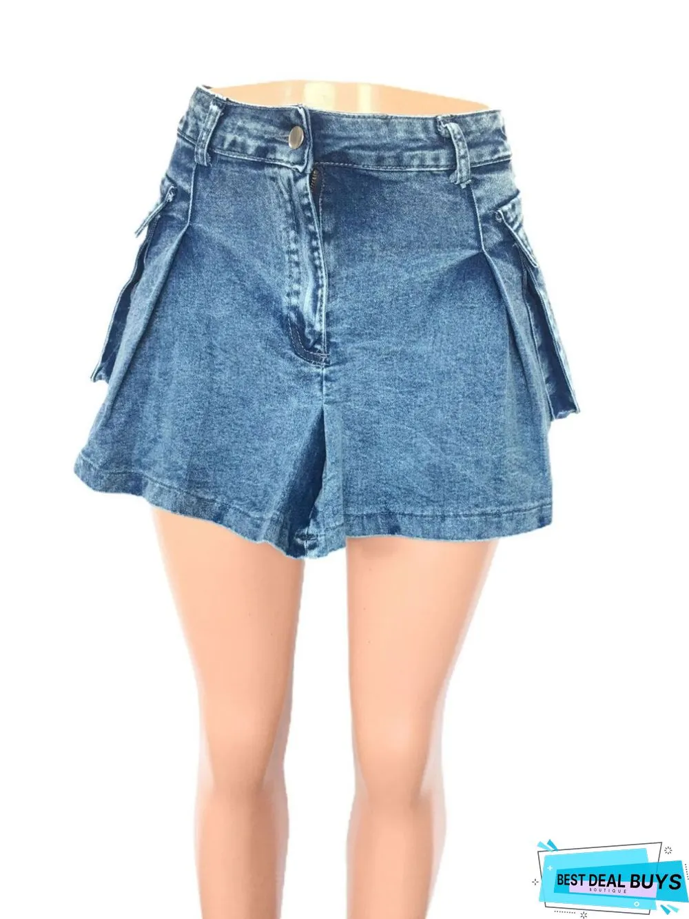 Sexy Fit Denim Mini Club Skirt