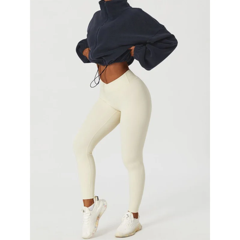 Nigikala Nigikala Loose Rope Zippered Sweater Fashion Hot Girl Dress Thick Sports Coat Peumen Autumn Winter