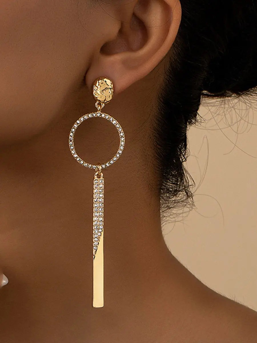 Diamond Geometry Earrings