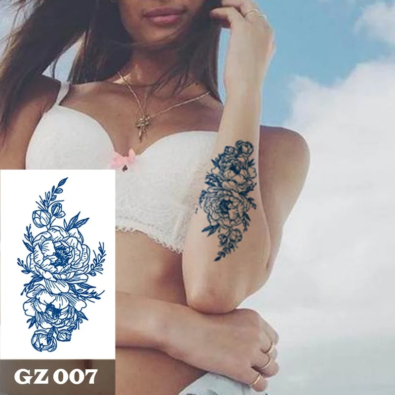 Premium Semi-Permanent Tattoos for Women Men Realistic and Long Lasting 1-2 Weeks,Temporary Tattoos Stickers