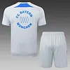2025/2026 Bayern Munich pre-match training Grey Shirt+Shorts 1:1 Thai Quality