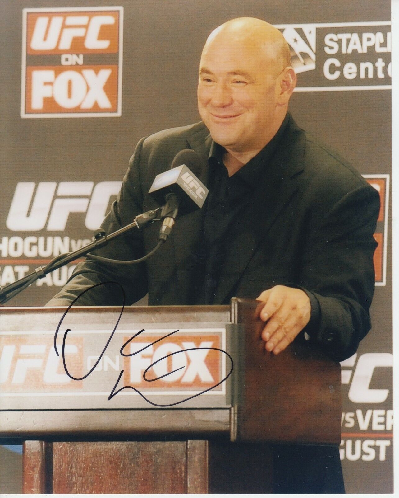 Dana White #3 8x10 Signed Photo Poster painting UFC