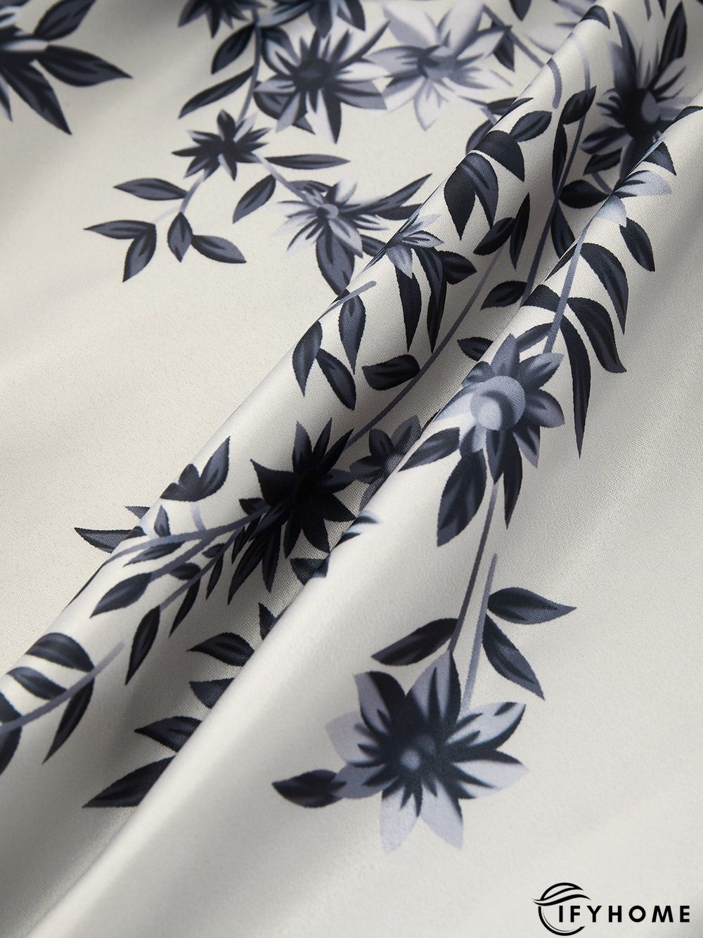Loose Urban Floral Three Quarter Jacket | IFYHOME