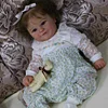 [Heartbeat Dolls] 20'' licia Reborn Baby Doll - Realistic And Lifelike with Brown Hair - RBBI-Myrebornbabydoll&reg; Myrebornbabydoll&reg;