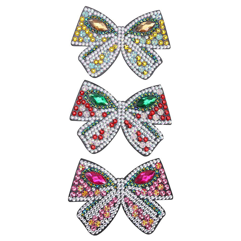 

3pcs Bowknot-DIY Creative Diamond Hairpin, 501 Original