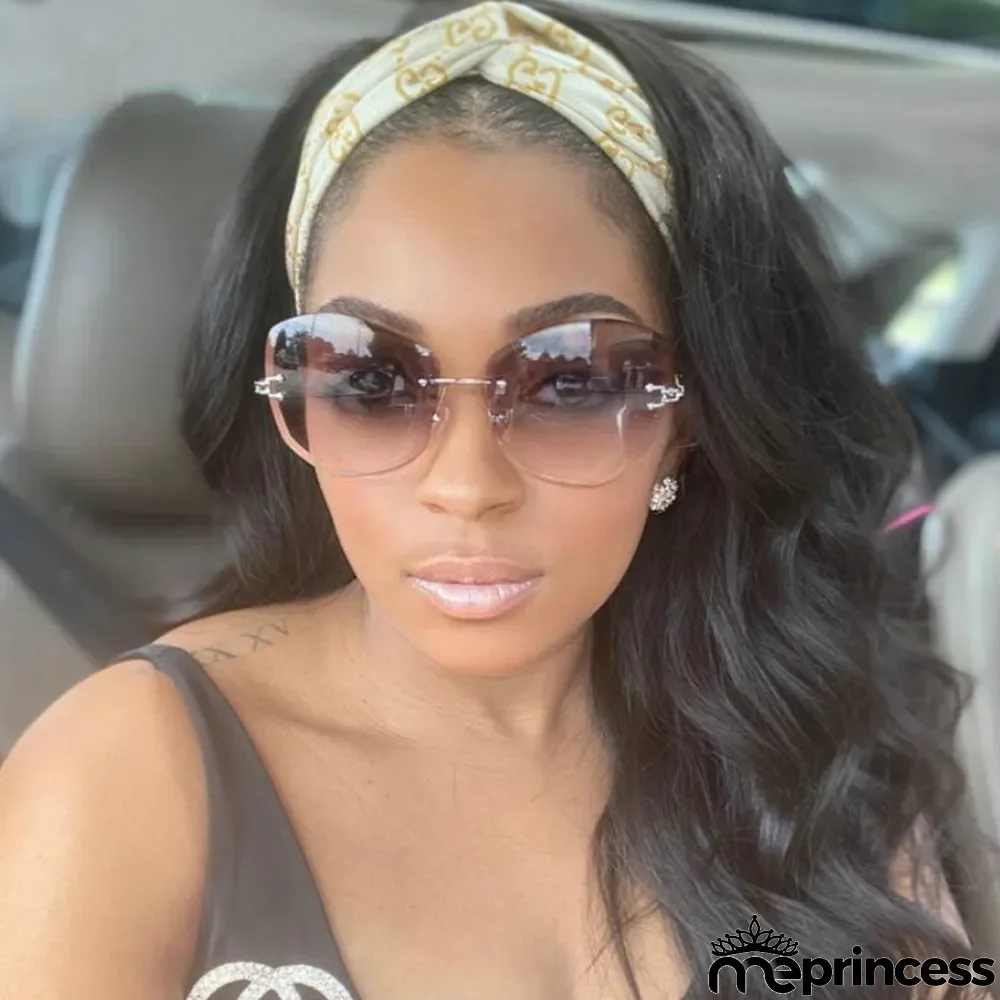 Black Fashion Casual Solid Long Curly Wigs (Random Color Bandana)
