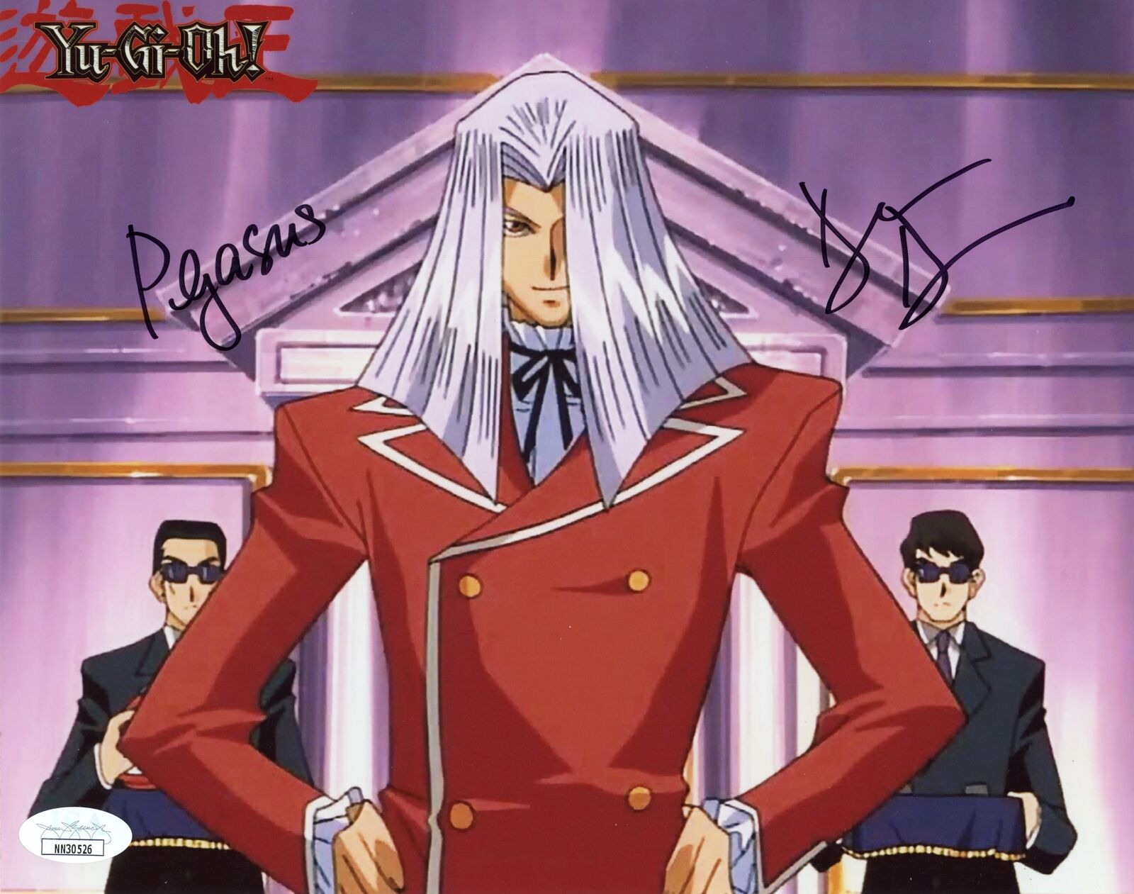 Darren Dunstan Yu-Gi-Oh! Maximillion Pegasus 8x10 Photo Poster painting Signed Autograph JSA COA