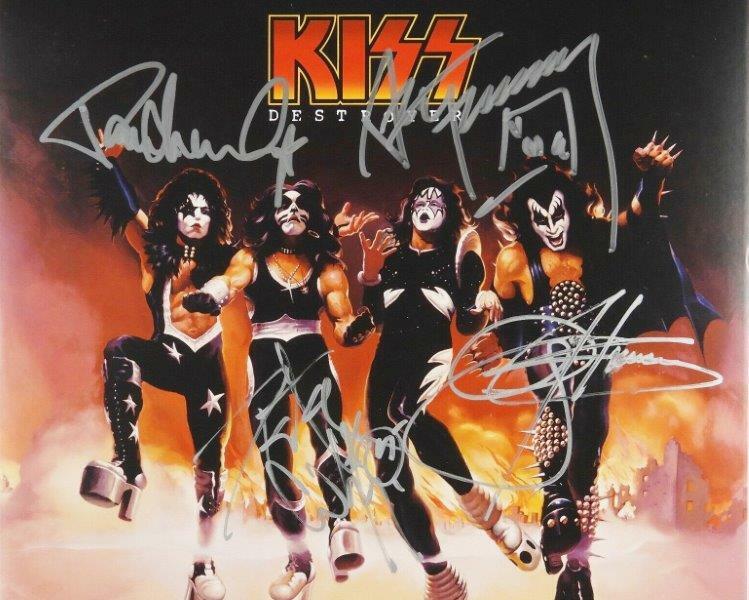 REPRINT - KISS Paul Stanley - Gene Simmons Signed 8 x 10 Glossy Photo Poster painting Poster RP