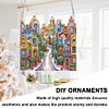 House 2D Flat DIY Diamond Art Pendant Diamond Painting Set Home Wall Decoration