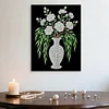 DIY Pearl Painting Vase for Home Wall Decor with Frame(40x30cm)