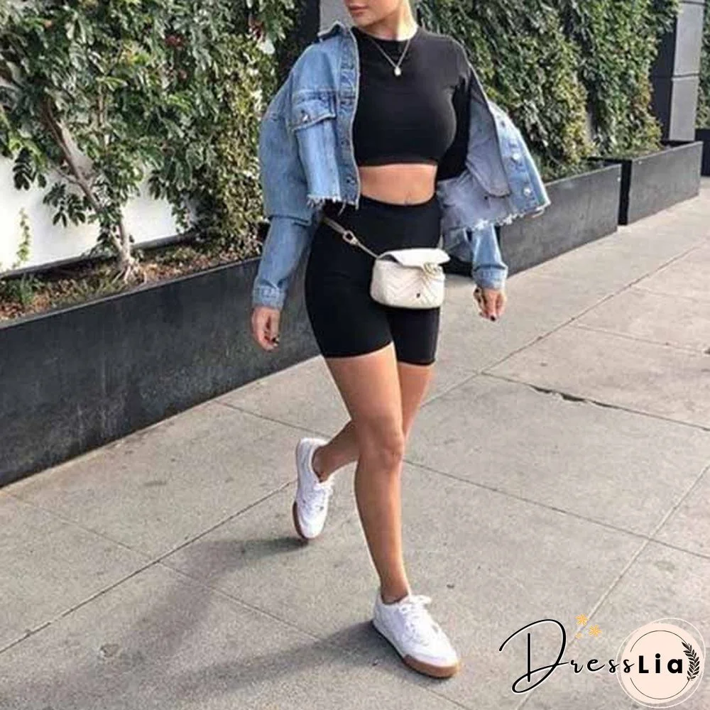 Athletic Spandex Sport Shorts Tight Running Gym Shorts