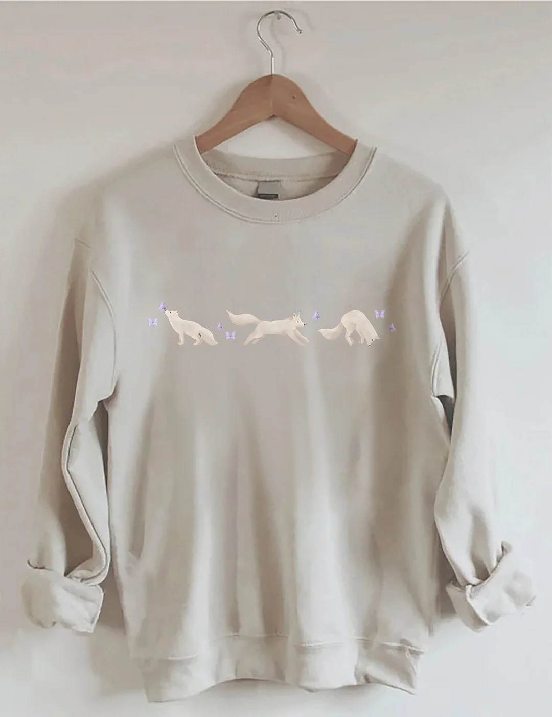 Foxes And Butterflies Sweatshirt