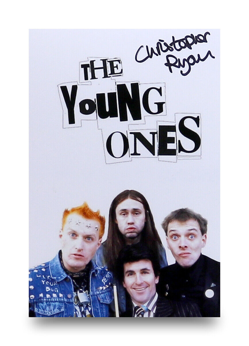 Christopher Ryan Signed 6x4 Photo Poster painting Mike The Young Ones Genuine Autograph + COA