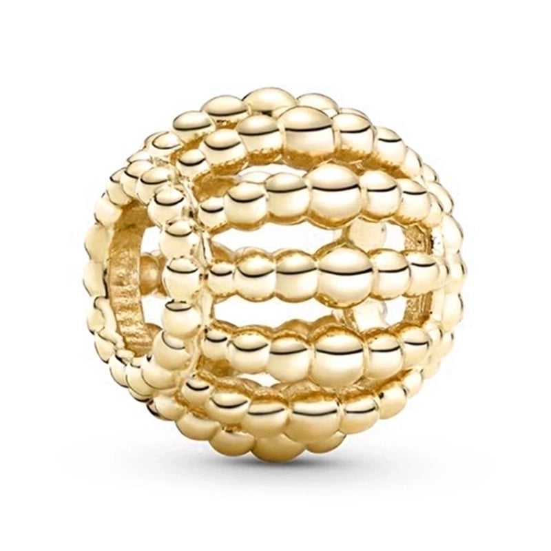 1 PC/Package Metal Rhinestones Plating Inlay Polished Pendant Beads Spacer Bars