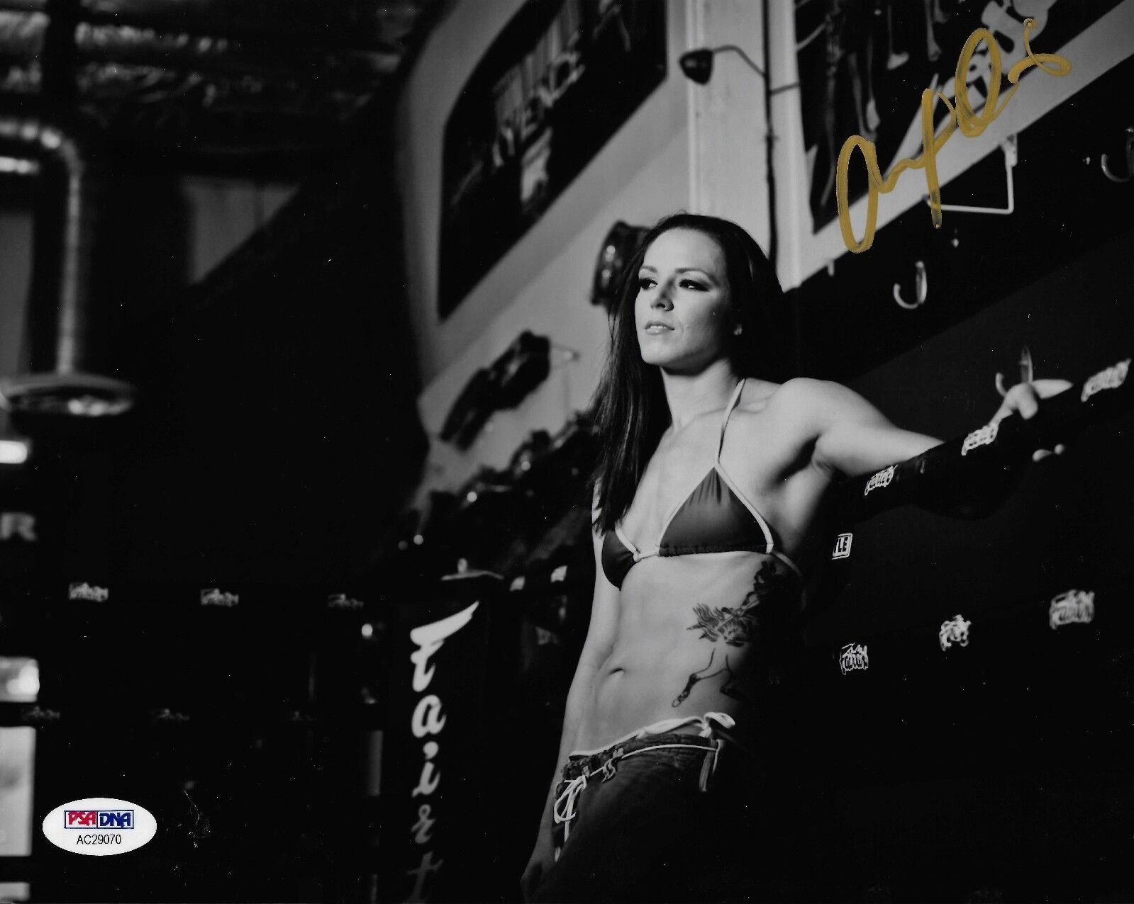 Alexis Davis Signed UFC 8x10 Photo Poster painting PSA/DNA COA Picture Autograph 175 186 170 161