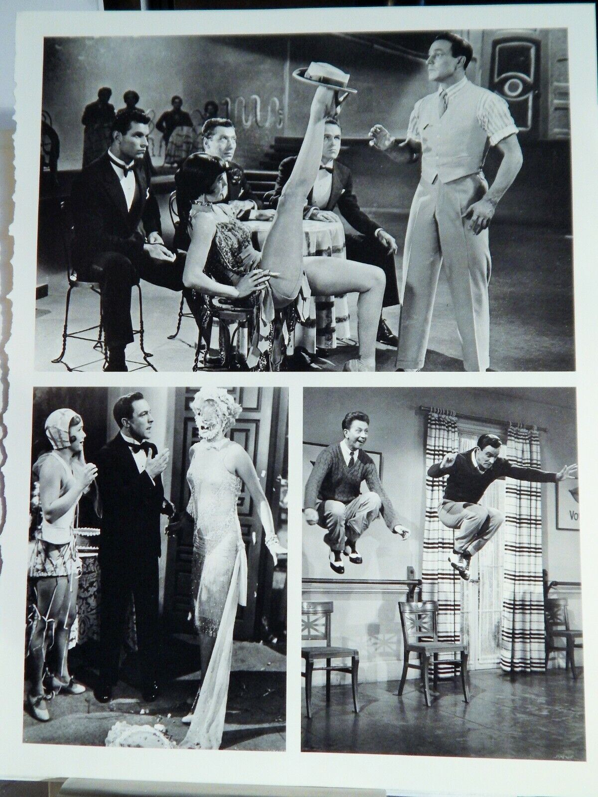 SINGIN IN THE RAIN (CYD CHARISSE, GENE KELLY) MOVIE Photo Poster painting (1985 reprint)