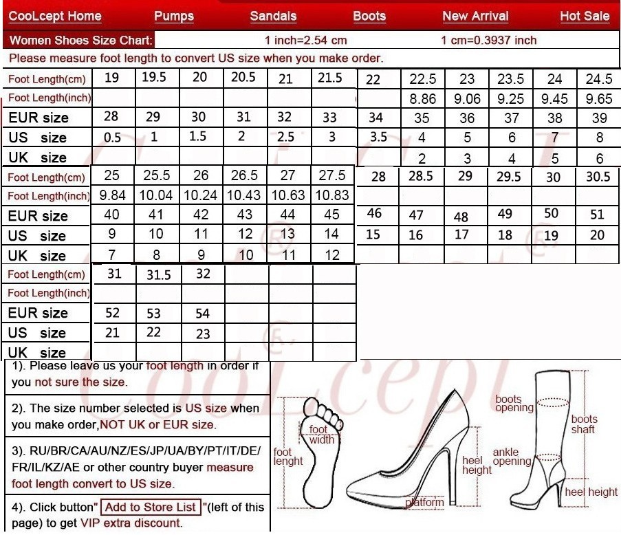 size info