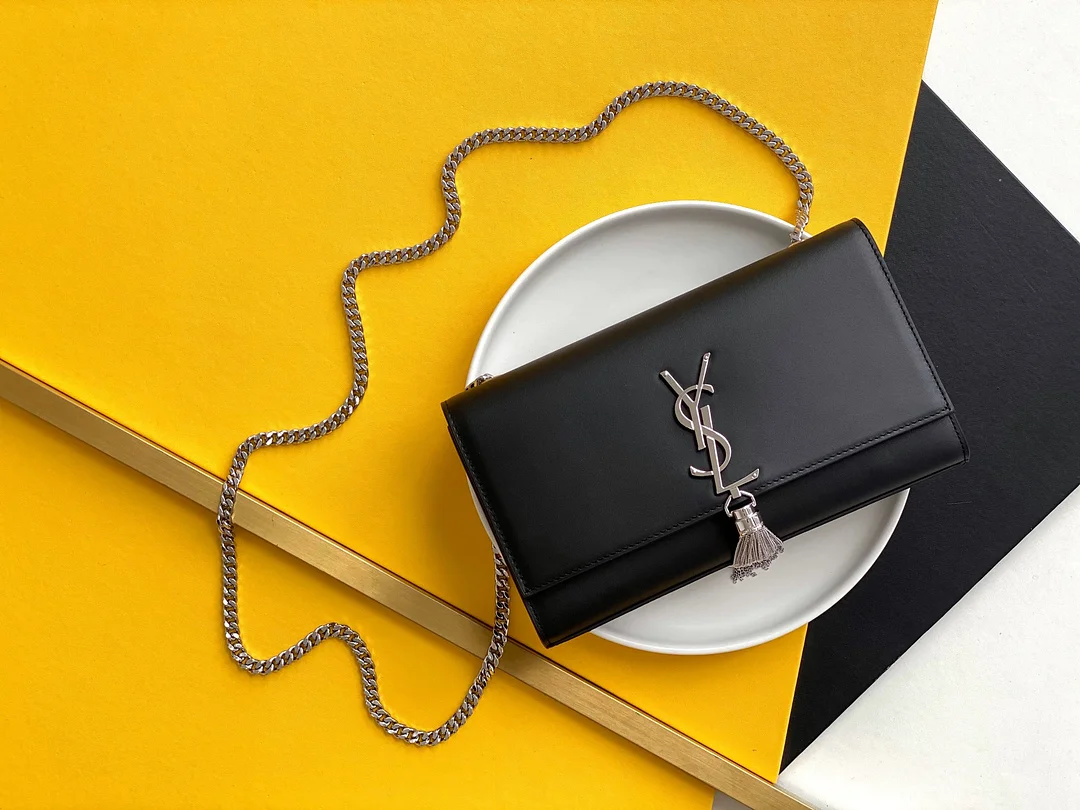 YSL kate Black and Silver