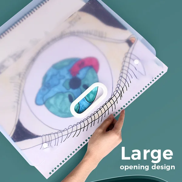 Sank Transparent Drawing Paper Storage Bag