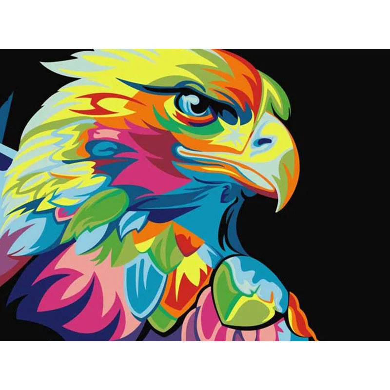 Diamond Painting - Full Round/Square Drill - Colorful  Animal(30*40 - 50*60cm)