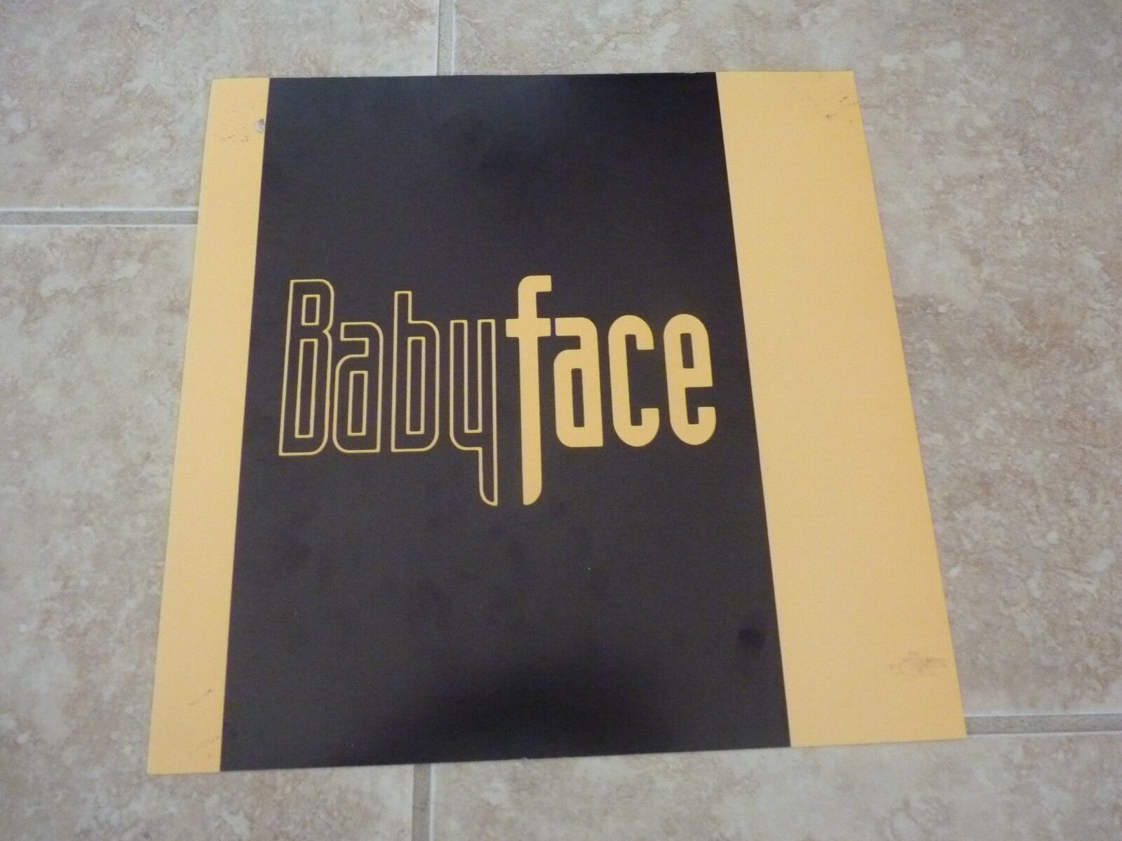 Babyface 1993 Promo LP Record Photo Poster painting Flat 12x12 Poster #2