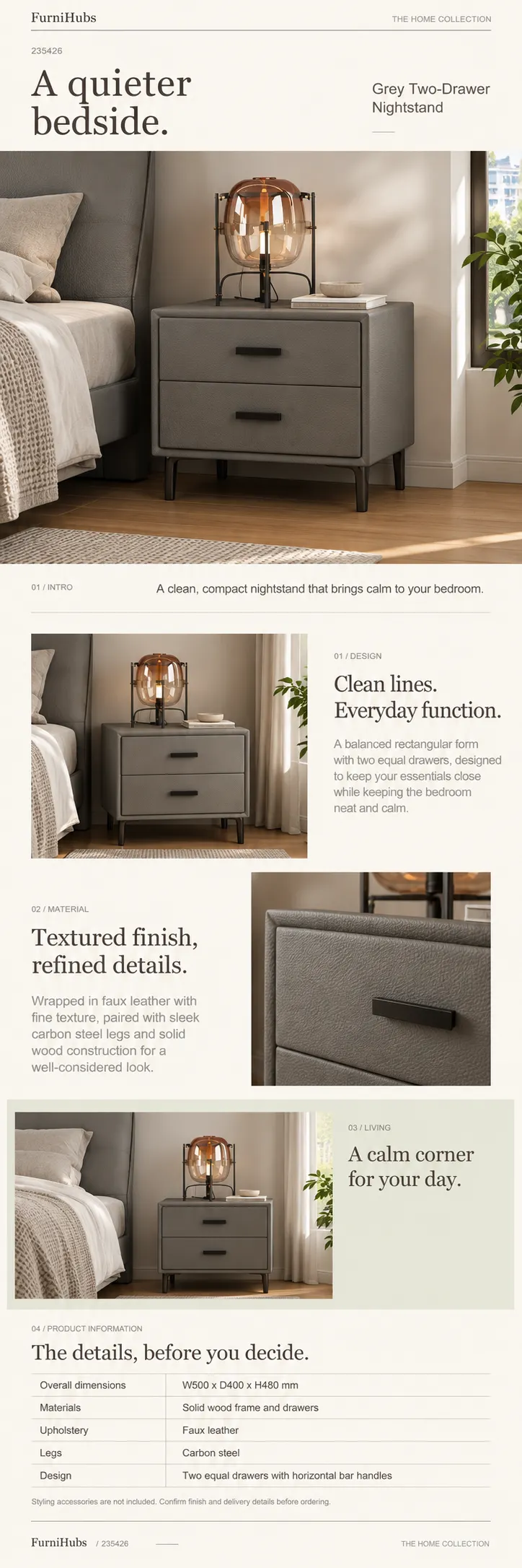 Bedside Table 235426