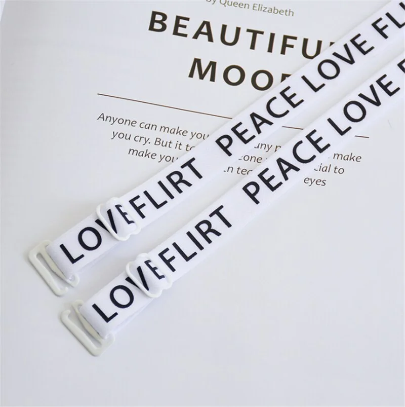 Adjustable Bras Straps Sexy Brassiere Invisiable Lenceria Straps Beauty Back Letters Shoulder Strap Underwear Bra Accessories