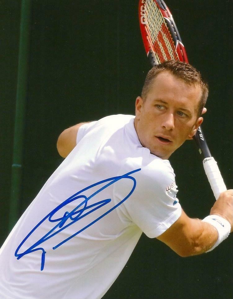 GERMAN TENNIS PLAYER Philipp Kohlschreiber autograph, In-Person signed Photo Poster painting