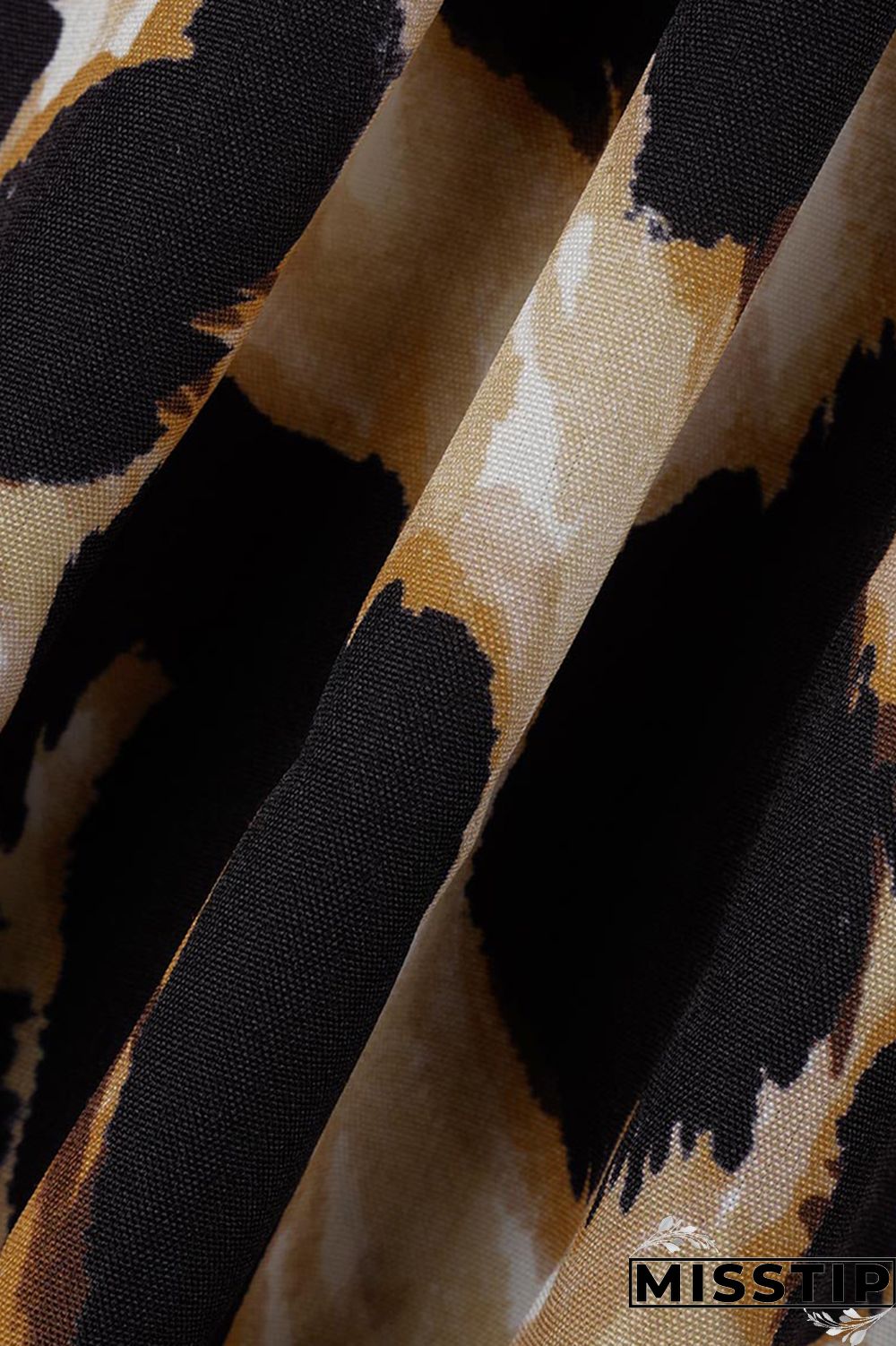 Blue Fashion Casual Print Patchwork Turndown Collar Shirt Dress