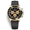 Rolex Cosmograph 'Paul Newman' Daytona Yellow Gold Oysterflex with Black and Champagne Dial Replica