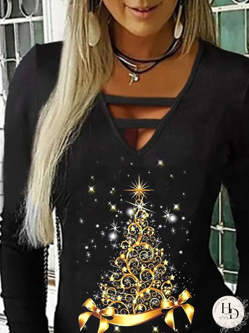 Long Sleeve Printed Casual Shirts & Tops