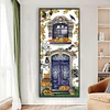 (Counted/Stamped)Halloween Balcony-14CT Cross Stitch 20*45cm/7.87*17.72in