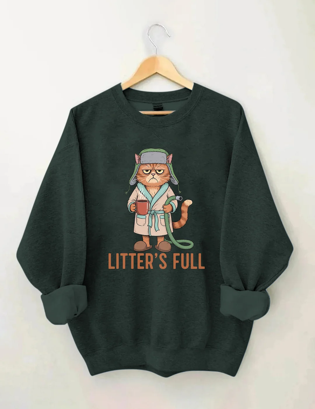 Litters Full Funny Cat Sweatshirt