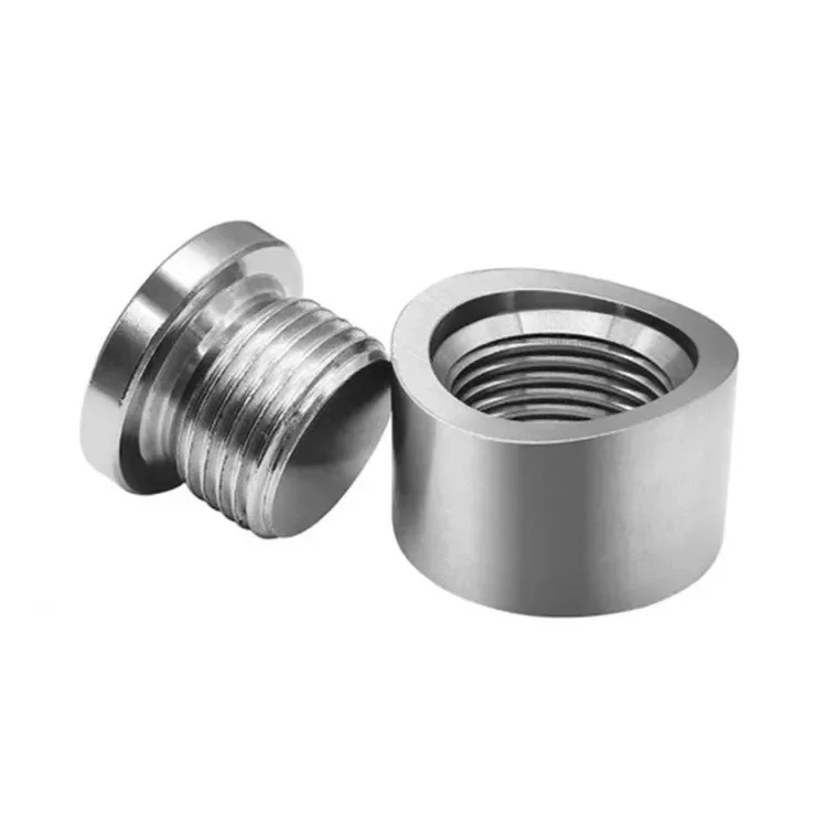 Garlaven Oxygen Sensor Stainless Steels Bung Stepped Mounting Cap Kit with Gasket