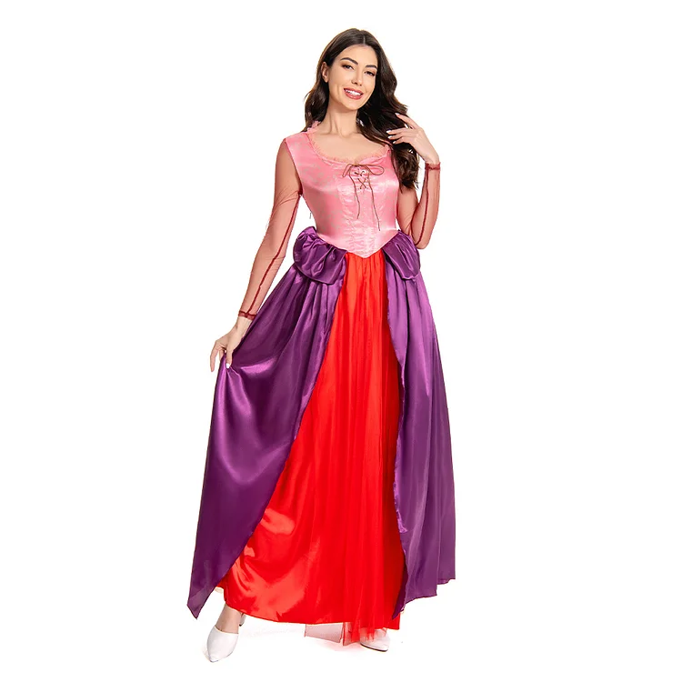 Hocus Pocus Adult Sarah Sanderson Suit Cosplay Costume Halloween Carnival