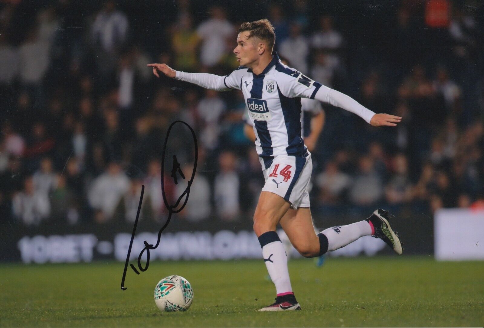 Conor Townsend Hand Signed 12x8 Photo Poster painting - Football Autograph West Brom 1.