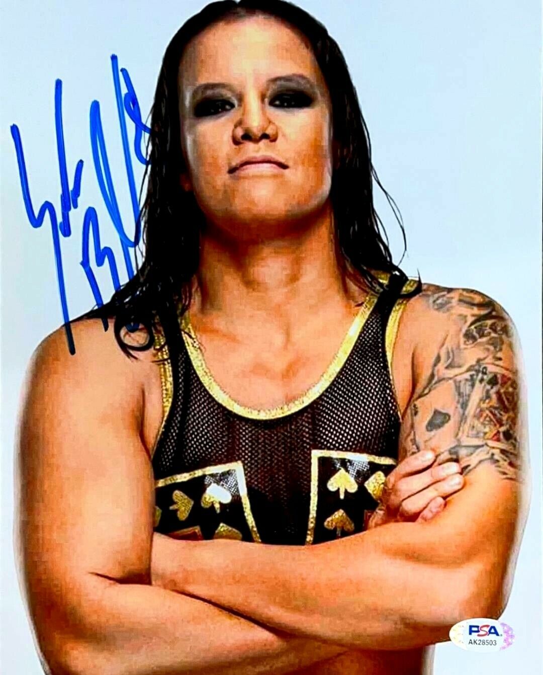 WWE SHAYNA BASZLER HAND SIGNED AUTOGRAPHED 8X10 Photo Poster painting WITH PROOF & PSA COA 7