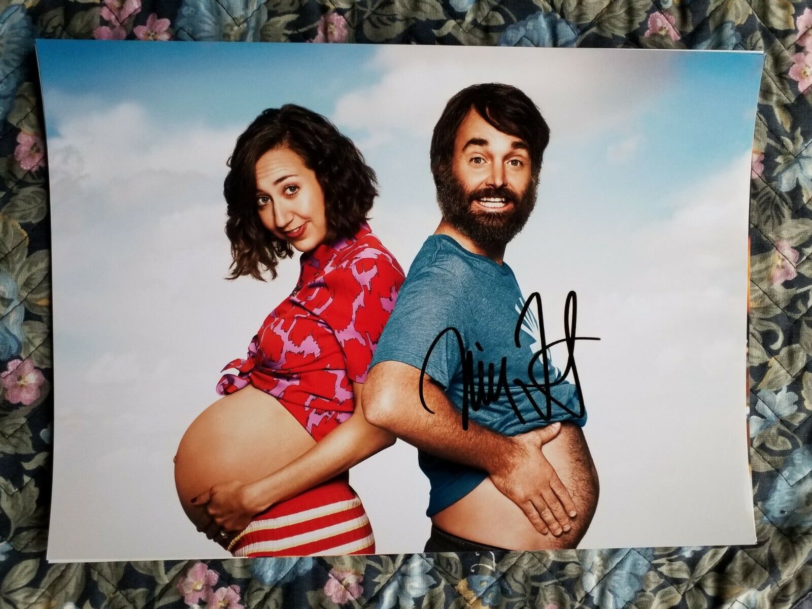 Will Forte Autographed Authentic Signed 11.5 x 8.2 Photo Poster painting - SNL