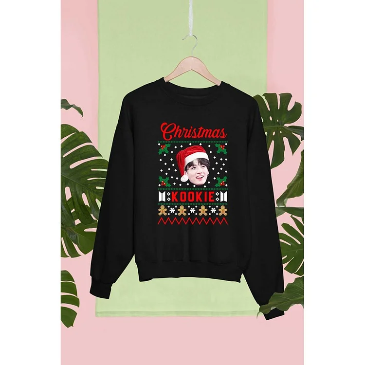 BTS Jungkook Christmas Kookie Sweatshirt