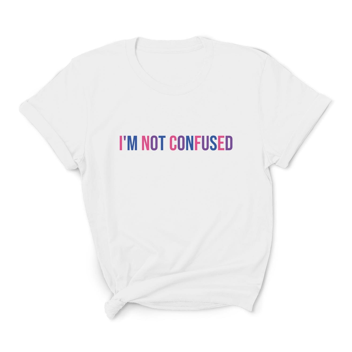 Bisexual t-shirt not confused