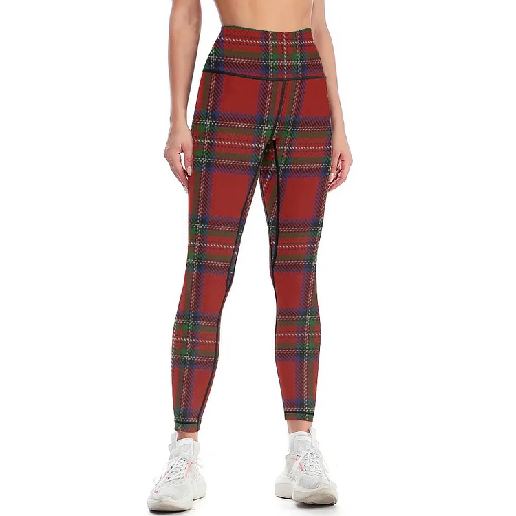 Yoga Pants for Women Christmas Plaid  customized, personalized, gift