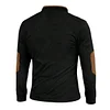 💥 2025 Hot Sale! Autumn Stand Collar Long Sleeve Sweatshirt Men's Polo Shirt Top