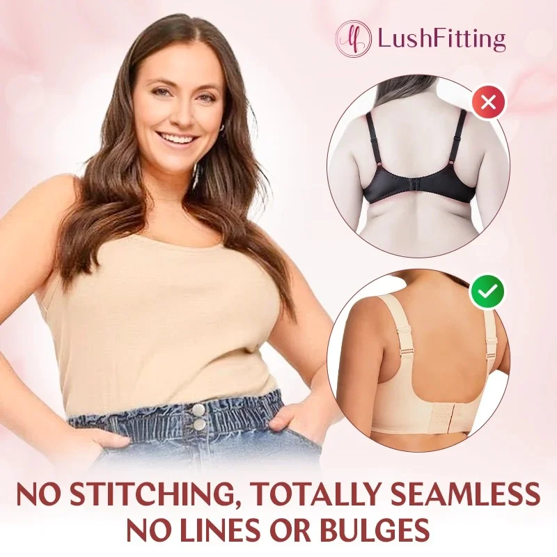 🎁Last Day 70% Off - LushFitting - Powerful Push-Up Seamless Bra