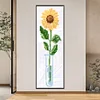 Bead Embroidery - Partial Printed 9CT Sunflower(26x10 CM)