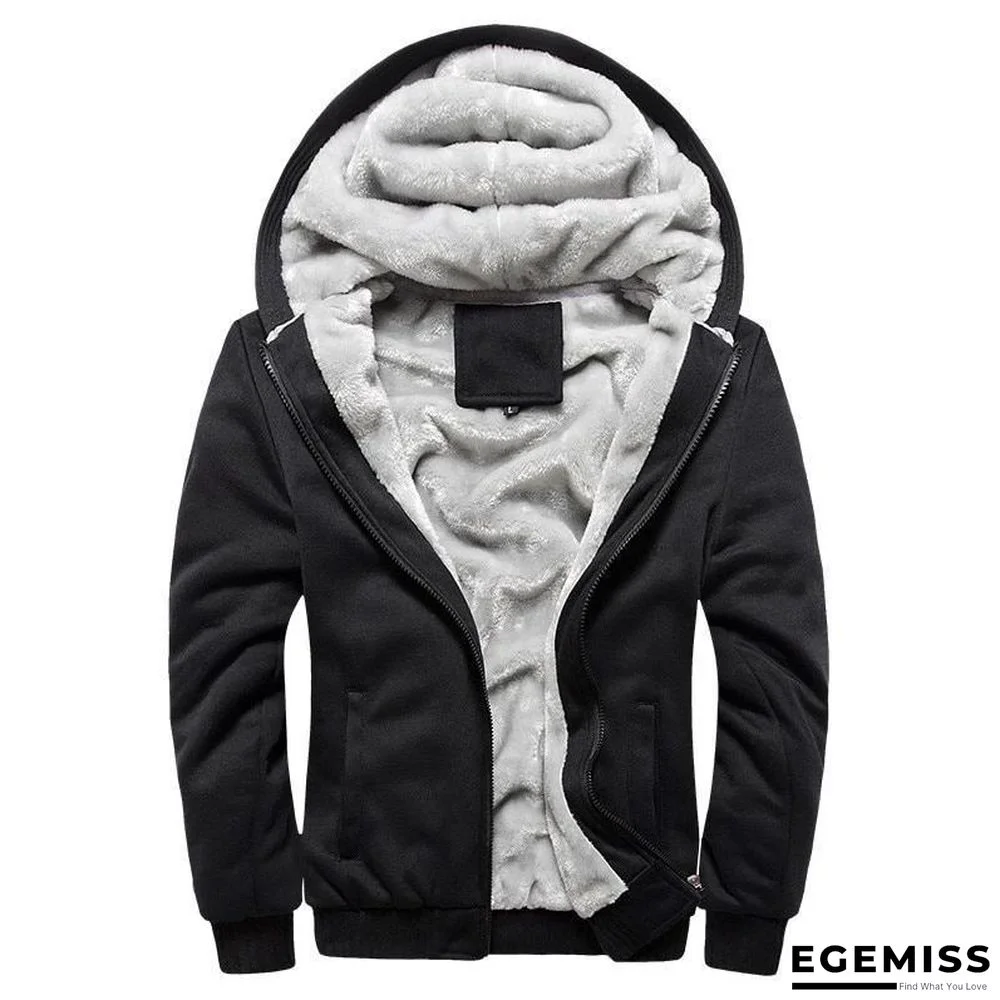 Fashion Brand Sweatshirts Men Winter Thicken Hoodie Men Hoodies Sweatshirt Men Zipper Coats Sudadera Hombre | EGEMISS