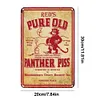 Red's Pure Old Panther Piss - Vintage Metal Signs - 20*30cm/30*40cm