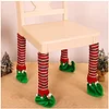Housse antidérapante pour pied de chaise de Noël
