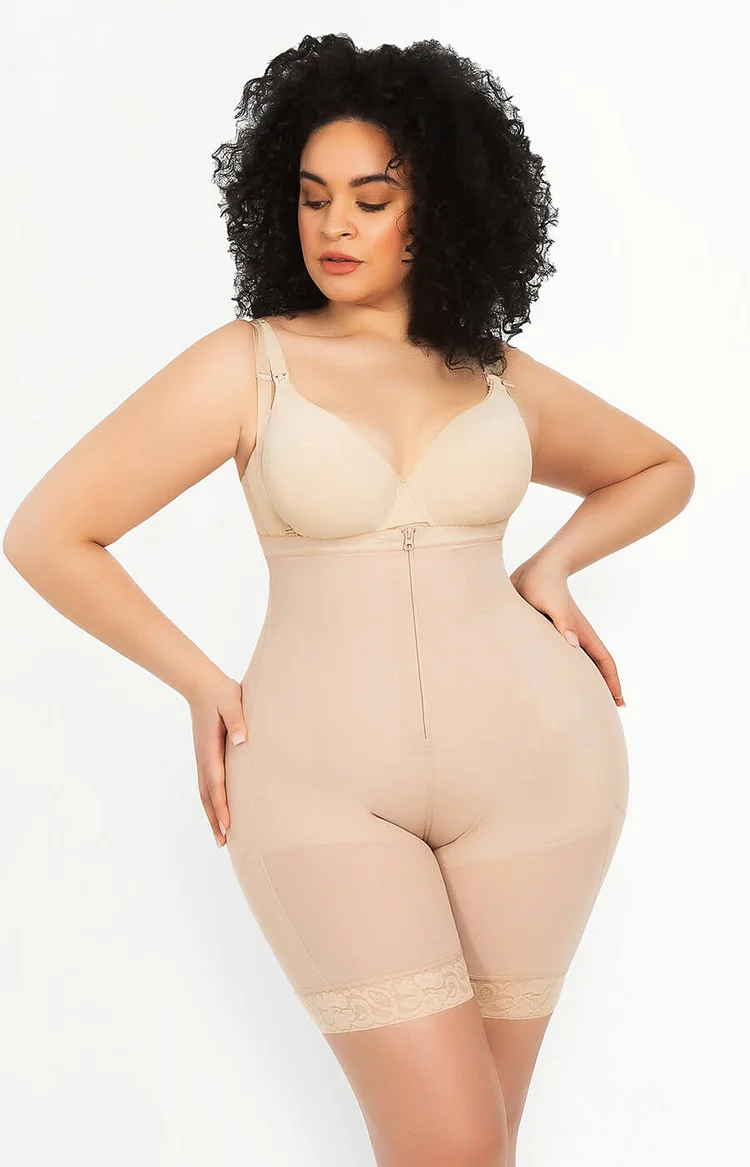 HOT SALE 49% Firm Tummy Compression Bodysuit Shaper With Butt Lifter