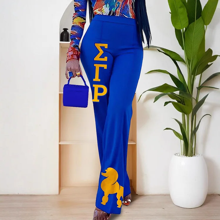 Sigma Gamma Rho Sorority Print Pants